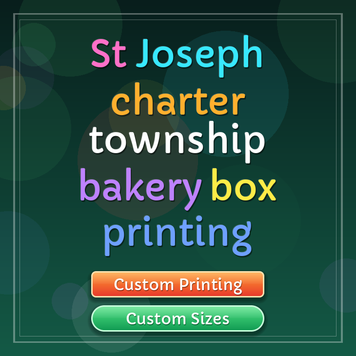 St Joseph Charter Township bakery box printing