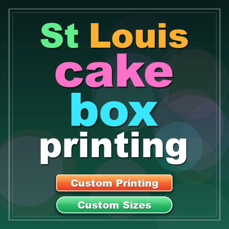 St Louis cake box printing