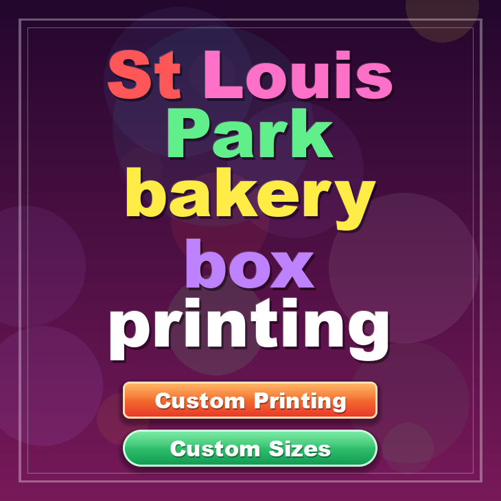 St Louis Park bakery box printing