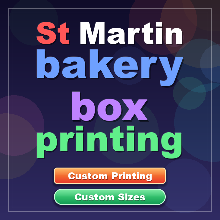 St Martin bakery box printing