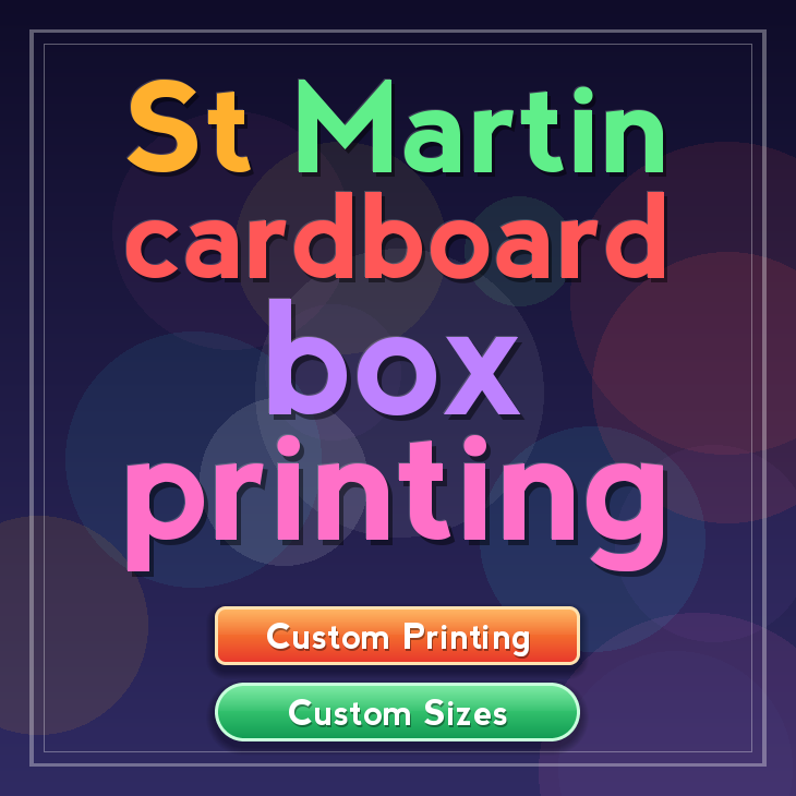 St Martin cardboard box printing