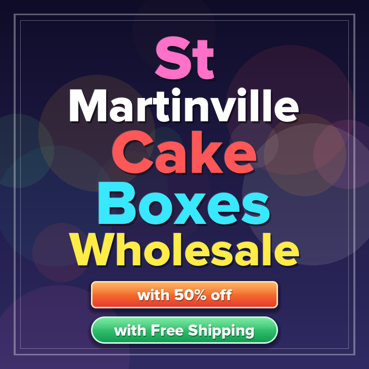 St Martinville cake boxes
