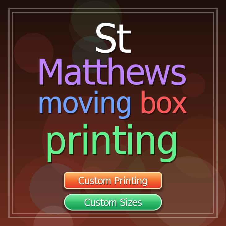 St Matthews moving box printing