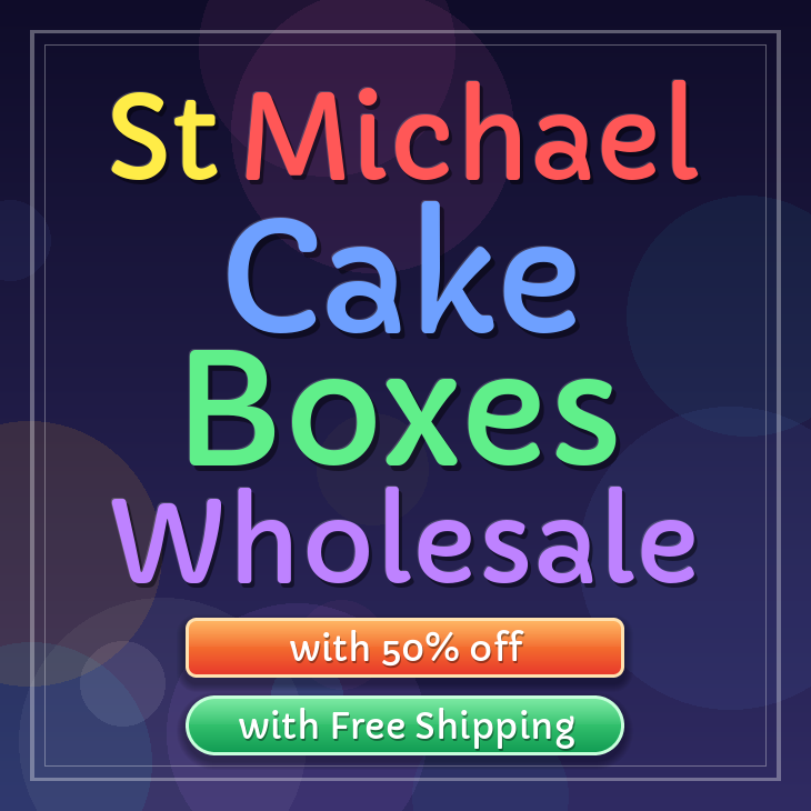 St Michael cake boxes