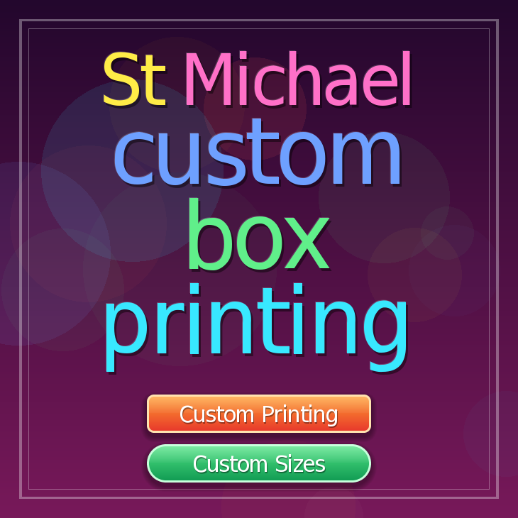 St Michael custom box printing
