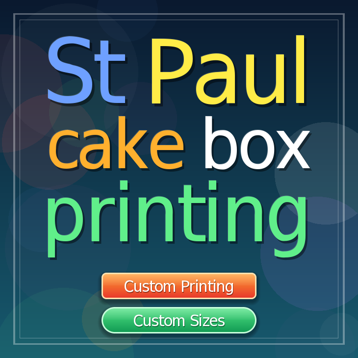 St Paul cake box printing