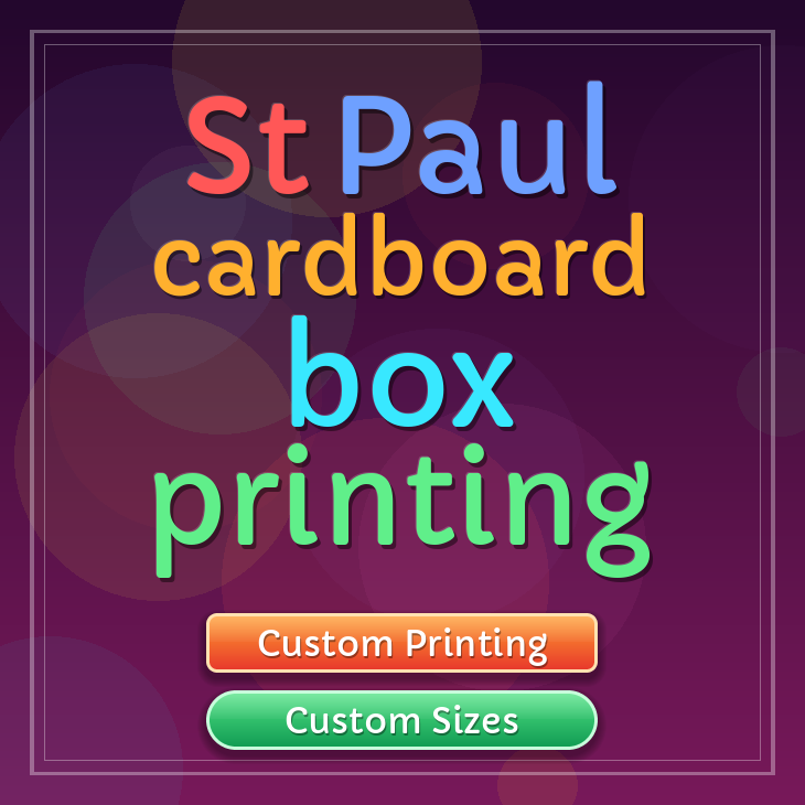 St Paul cardboard box printing