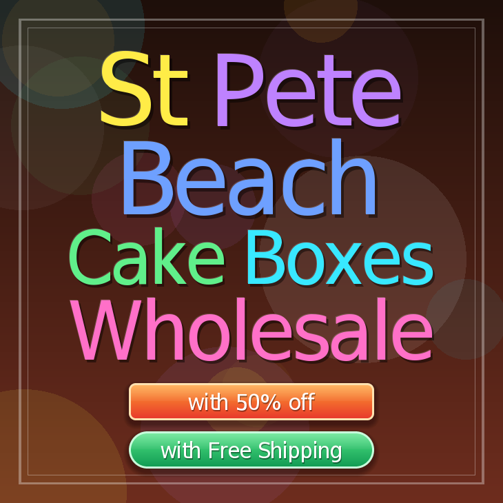 St Pete Beach cake boxes
