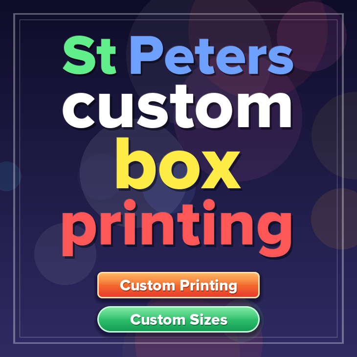 St Peters custom box printing