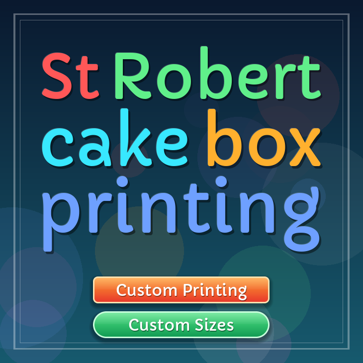 St Robert cake box printing