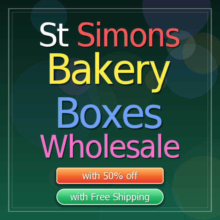 St Simons bakery boxes