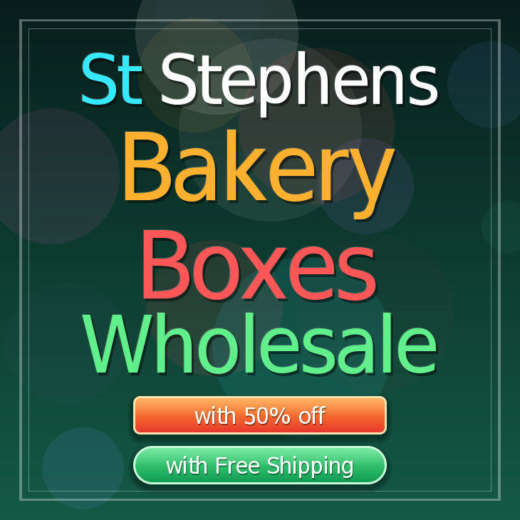 St Stephens bakery boxes