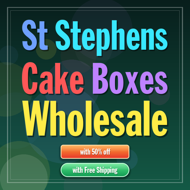 St Stephens cake boxes