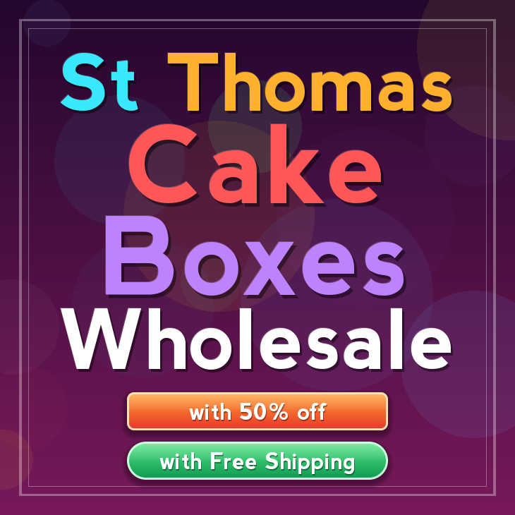 St Thomas cake boxes