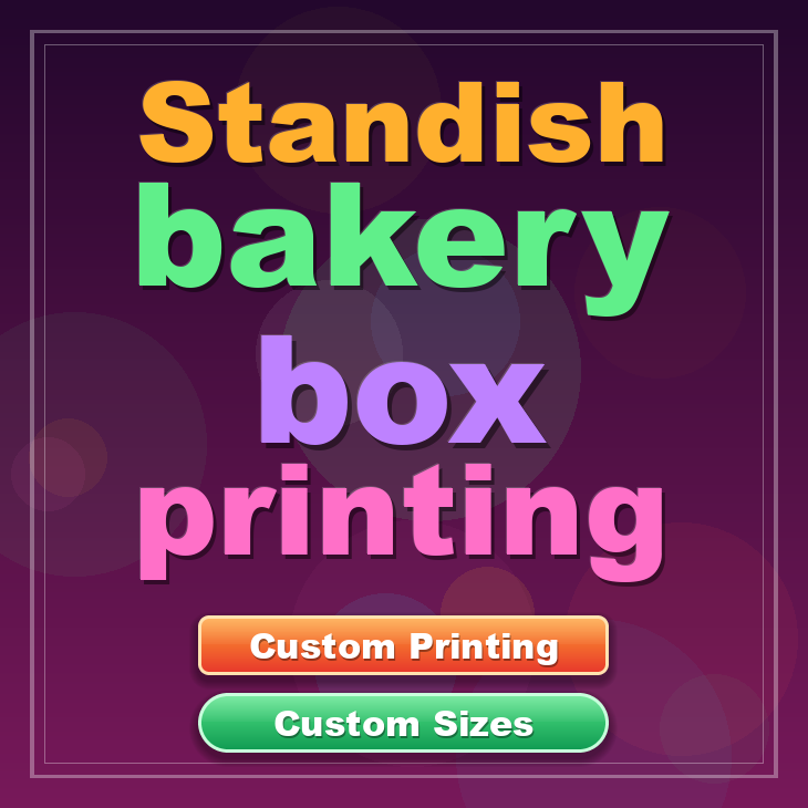 Standish bakery box printing