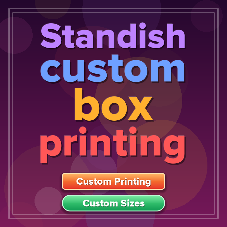 Standish custom box printing