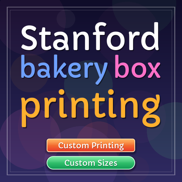 Stanford bakery box printing