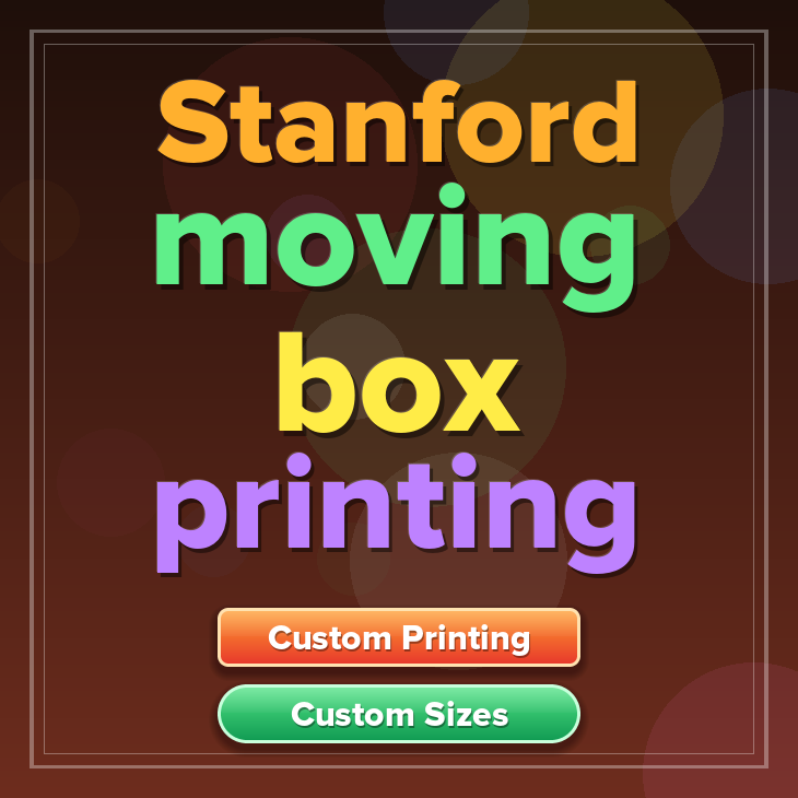 Stanford moving box printing