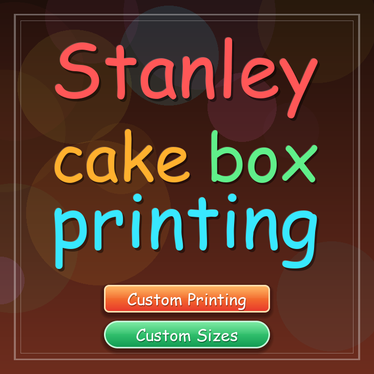 Stanley cake box printing