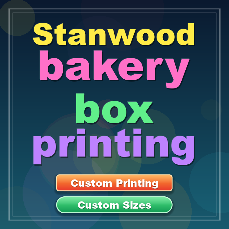 Stanwood bakery box printing