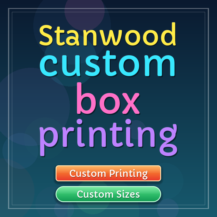 Stanwood custom box printing