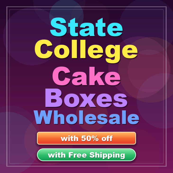 State College cake boxes