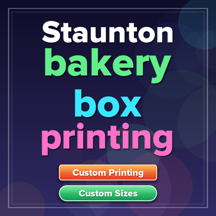 Staunton bakery box printing