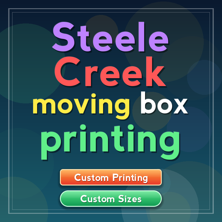 Steele Creek moving box printing