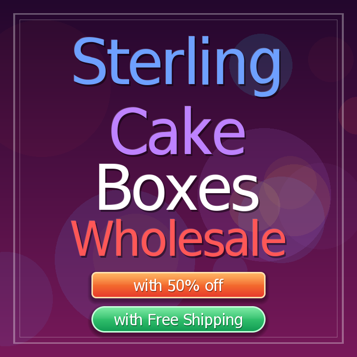 Sterling cake boxes