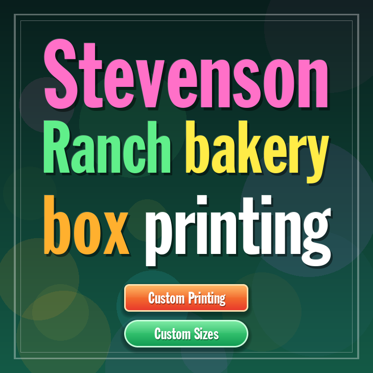Stevenson Ranch bakery box printing