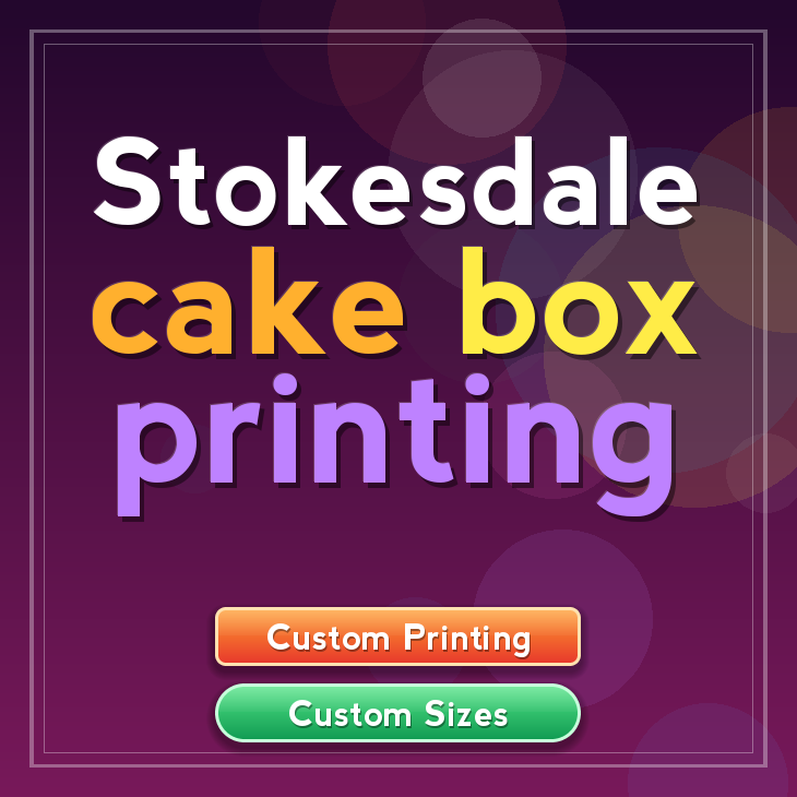 Stokesdale cake box printing