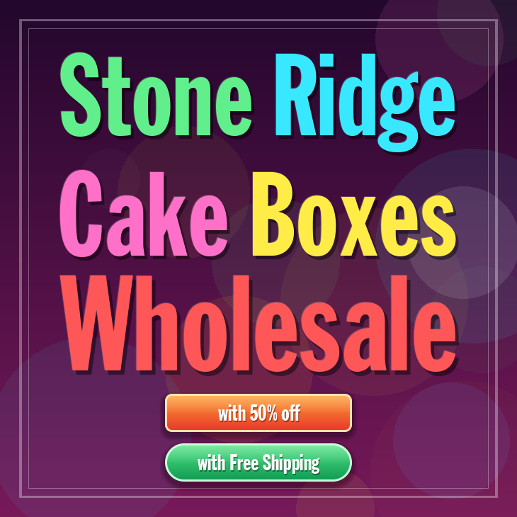 Stone Ridge cake boxes