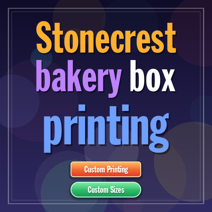 Stonecrest bakery box printing