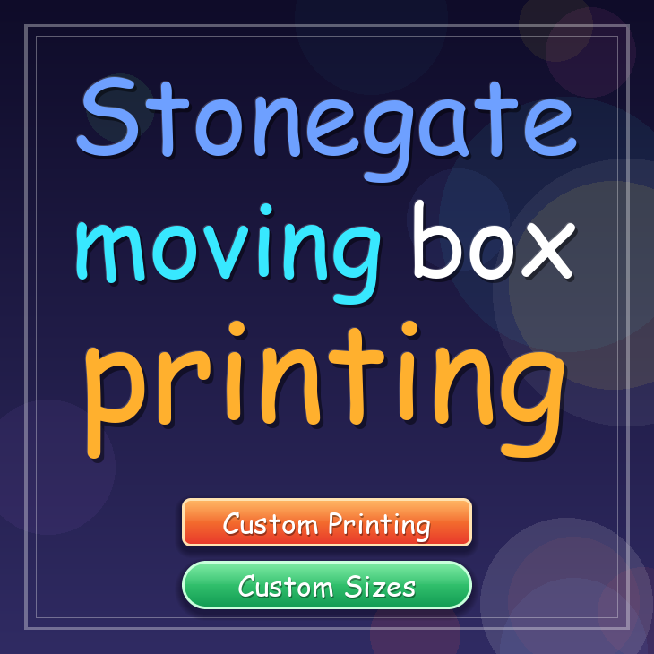 Stonegate moving box printing