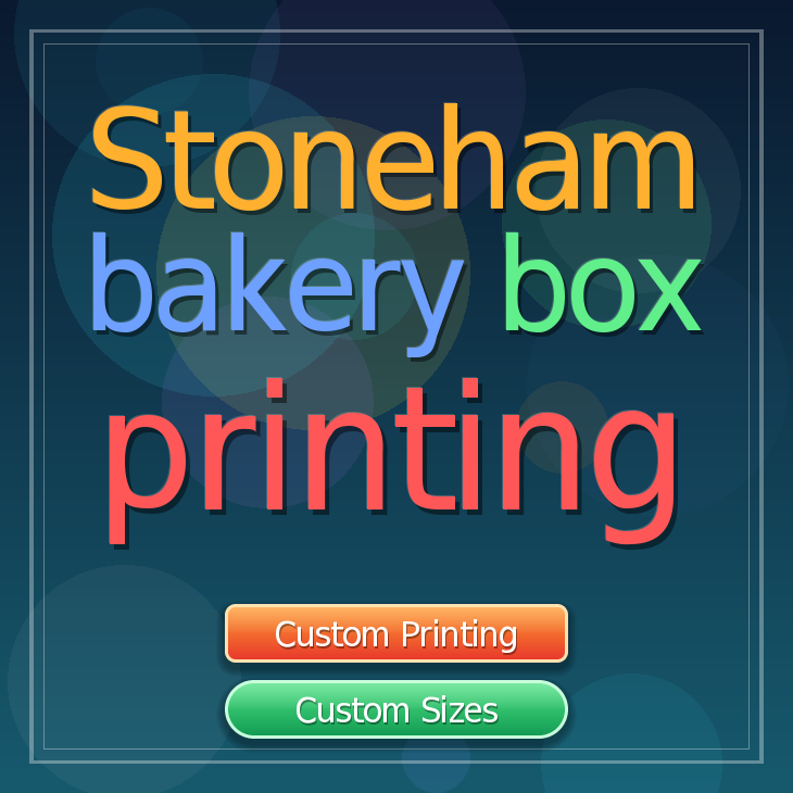 Stoneham bakery box printing