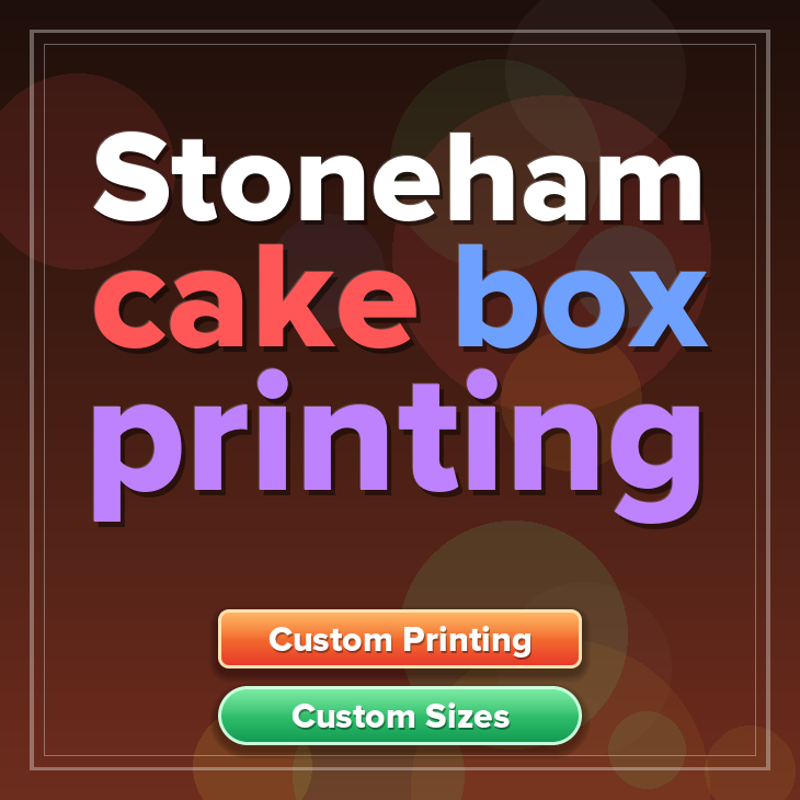 Stoneham cake box printing