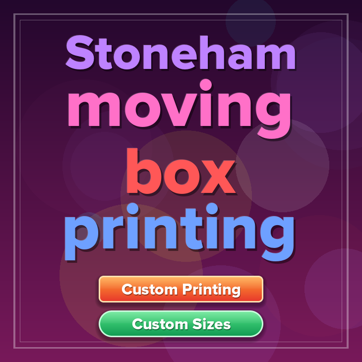 Stoneham moving box printing