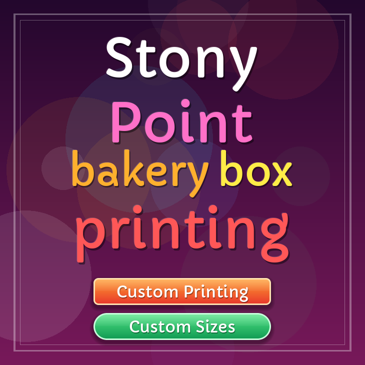 Stony Point bakery box printing