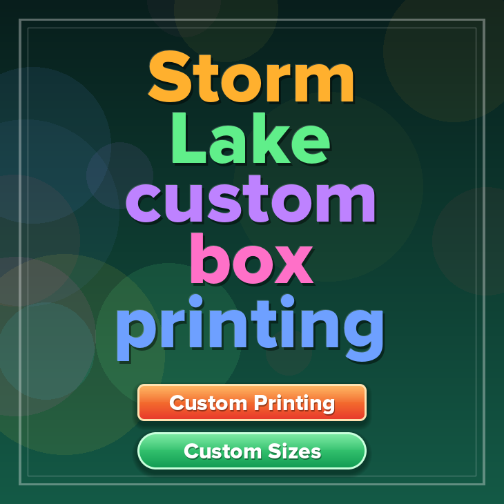 Storm Lake custom box printing