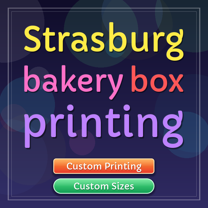 Strasburg bakery box printing