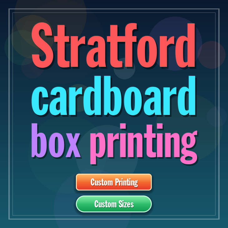 Stratford cardboard box printing