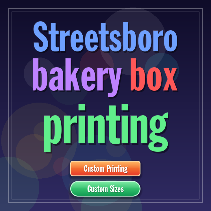 Streetsboro bakery box printing