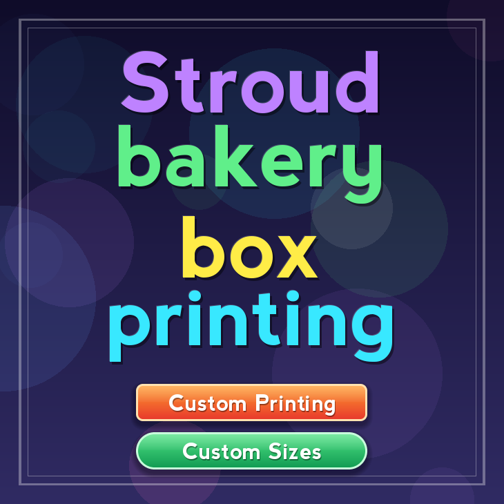 Stroud bakery box printing