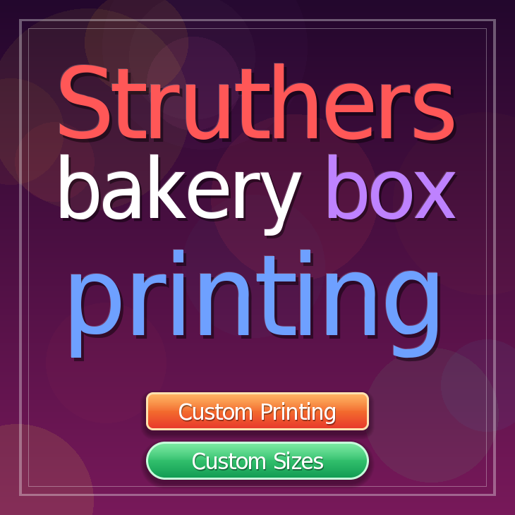 Struthers bakery box printing