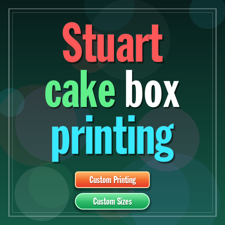 Stuart cake box printing
