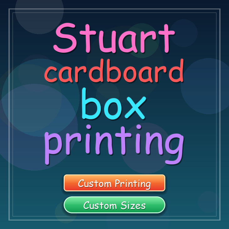 Stuart cardboard box printing