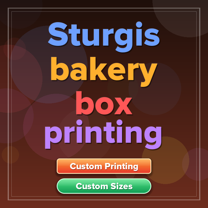 Sturgis bakery box printing