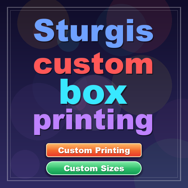 Sturgis custom box printing