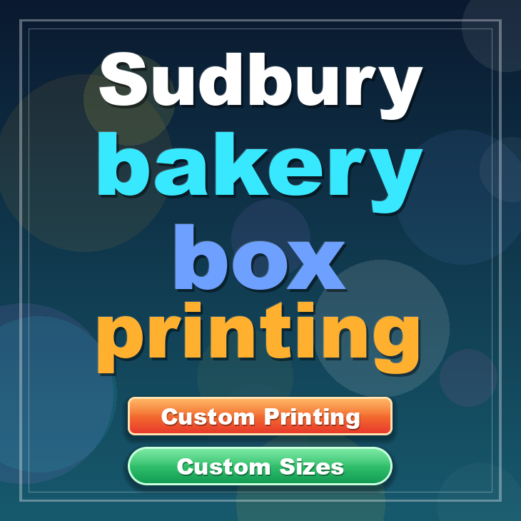 Sudbury bakery box printing