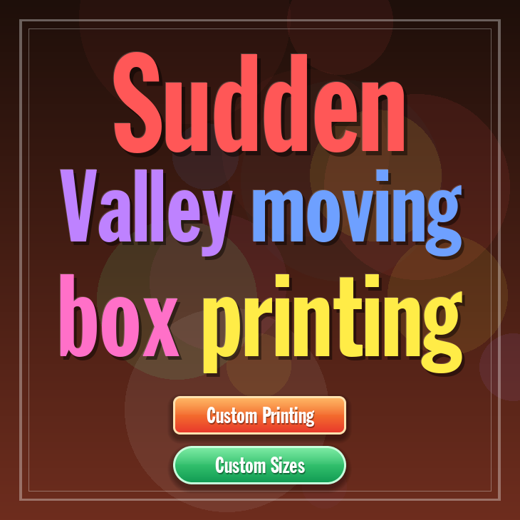 Sudden Valley moving box printing